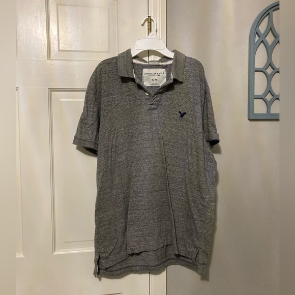 American Eagle Outfitters Other - American Eagle Outfitters Men's Heather Gray Polo
